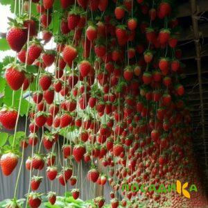 Клубника ампельная Анастасия купить по цене от 370р. в интернет-магазине «Посадика» с доставкой почтой в в Карпинске и по всей России – [изображение №1].
