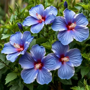 Гибискус садовый Блуминг Квин купить по цене от 259р. в интернет-магазине «Посадика» с доставкой почтой в в Карпинске и по всей России – [изображение №1].