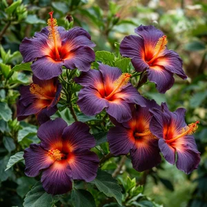 Гибискус Вивида Флэр купить по цене от 279р. в интернет-магазине «Посадика» с доставкой почтой в в Карпинске и по всей России – [изображение №1].