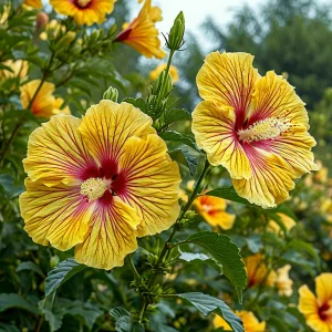 Гибискус Свит Соната купить по цене от 249р. в интернет-магазине «Посадика» с доставкой почтой в в Карпинске и по всей России – [изображение №1].