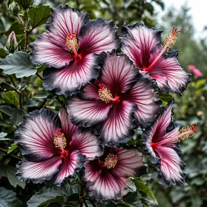 Гибискус садовый Самер Бридж купить по цене от 306р. в интернет-магазине «Посадика» с доставкой почтой в в Карпинске и по всей России – [изображение №1].