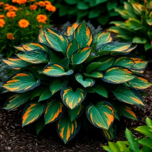 Хоста Бархатный Полог купить по цене от 560р. в интернет-магазине «Посадика» с доставкой почтой в в Карпинске и по всей России – [изображение №1].